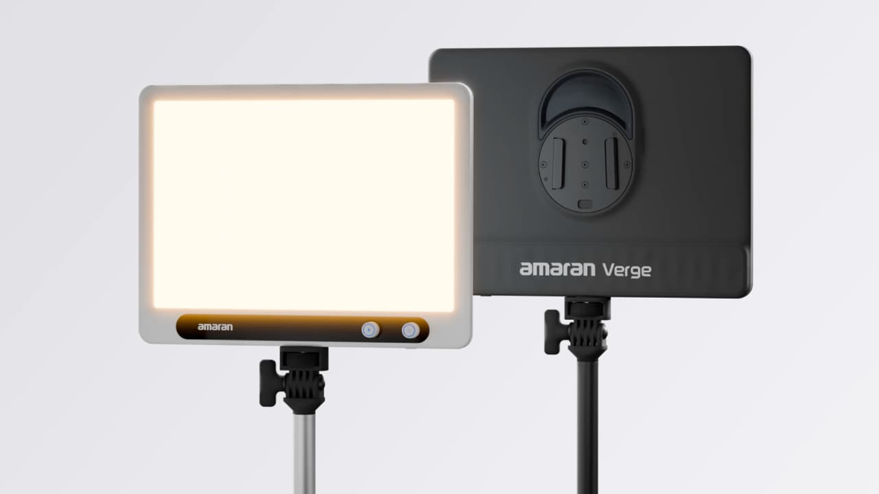 amaran intros Verge and Verge Max LED desktop lights